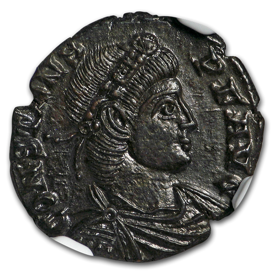 Roman Empire AE Nummus Emperor Constans (337-350 AD) MS NGC Roman Empire AE Nummus Emperor Constans (337-350 AD) MS NGC